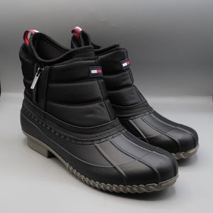Tommy Hilfiger Women’s Roana Snow Boots Black  Size 11 New